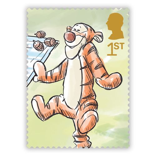 Winnie the Pooh Stamps & 3 x 50p BU Coin Cover from Royal Mail & Royal Mint — image 9