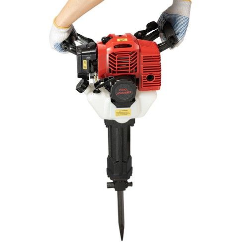 52CC 2 Stroke Gas Powered Demolition Jack Hammer Concrete Breaker Jack Drill New