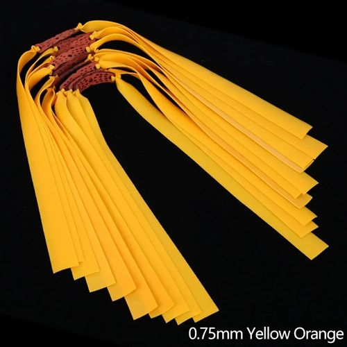 5 Flat Rubber Bands Slingshot Hunting Catapult Replacement Tapered Elastic Band. — image 1
