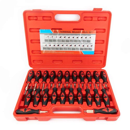 23PC Electrical Terminal Removal Tool Wiring Crimp Connector Pin Release Kit — image 2