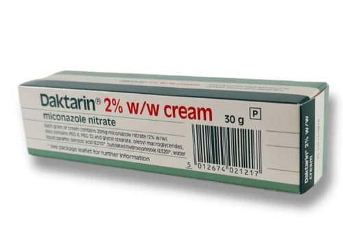 Daktarin Cream (Miconazole nitrate) Athletes Foot Skin antifungal Infection 30g