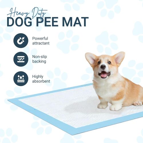 100 Large Puppy Training Trainer Train Pads Toilet Pee Wee Poo Dog Pet Cat Mats — image 3