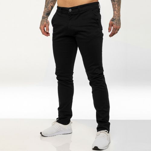 Enzo Mens Chino Trousers Slim Fit Stretch Cotton Jeans Pants All Waist Sizes — image 3
