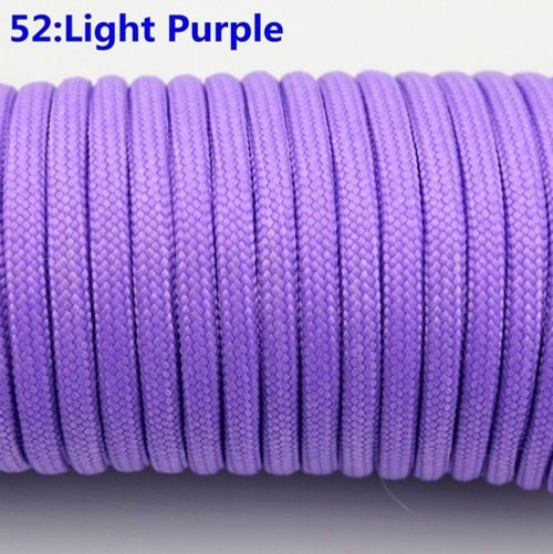 550 Paracord 4mm 7 Strand Core Camping Tent Rope Mil-Spec Parachute Cord Lanyard