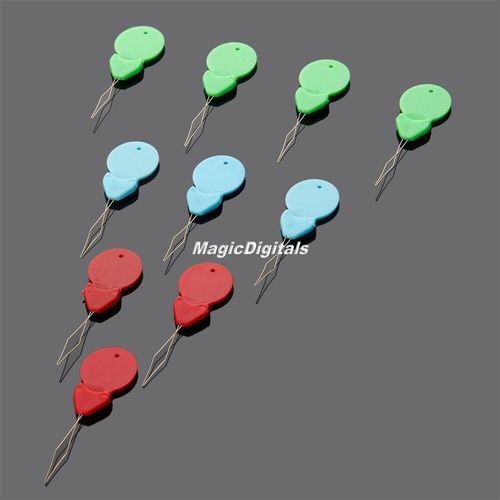 10 Wire Needle Threader Stitch Insertion Tool Hand Machine Sewing Household — image 3