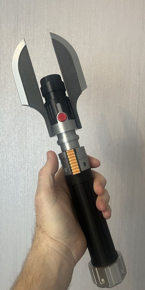 Star Wars Sty1e 1:1 Scale - 3D Printed Darth Malgus Lightsaber Hilt — image 15