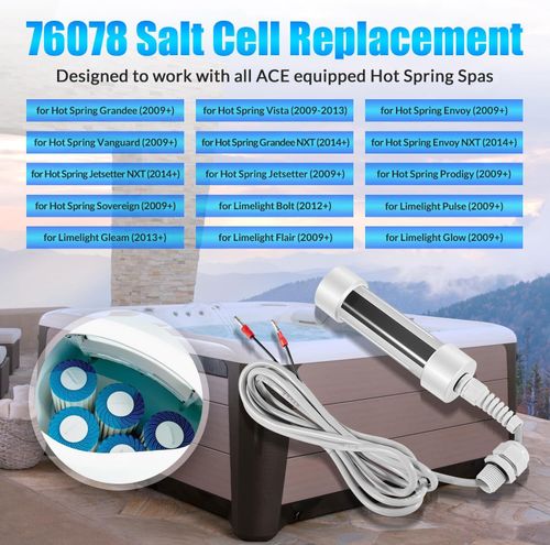 76078 Salt Cell Replacement for ACE Hot Tubs fit for Hot Spring/Limelight — image 9