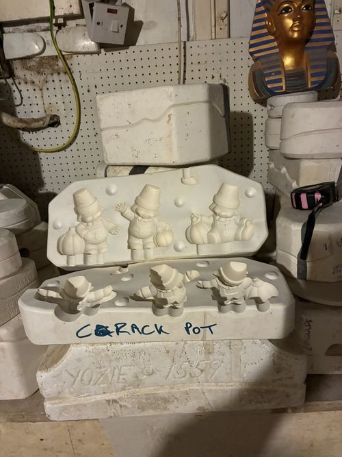 Ceramic Slip Cast mold  crackpot clowns  — image 2
