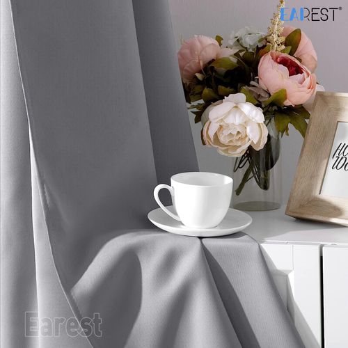 2PCS Blackout Curtains Eyelet Ring Top Pair Thick Thermal Ready Made + Tie Backs — image 4