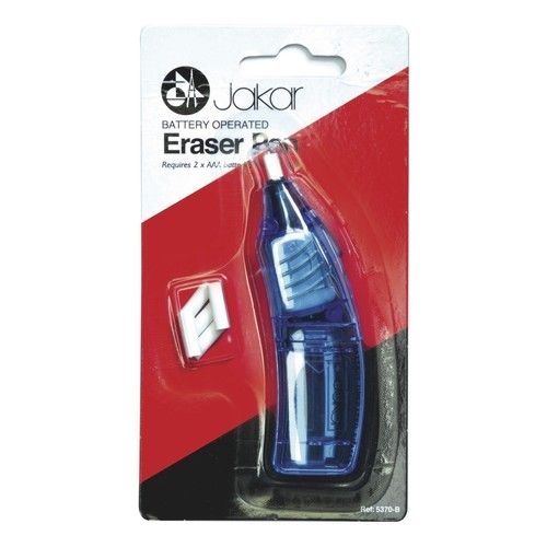 Jakar Battery Operated Eraser Pen - Electric Art Craft Rubber School Office Use