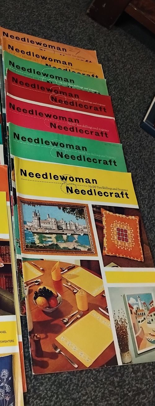 28 Issues Of Vintage Needlewoman & Needlecraft Magazines Starting With Issue 90 — image 4