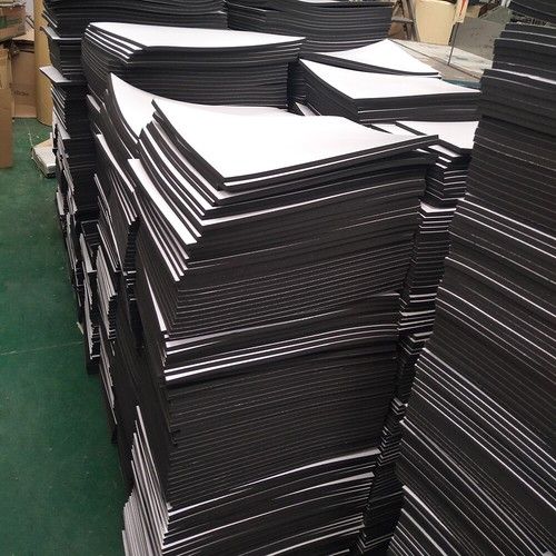 12 Sheets 10mm Thick Closed Cell Foam Self Adhesive Acoustic Thermal Insulation
