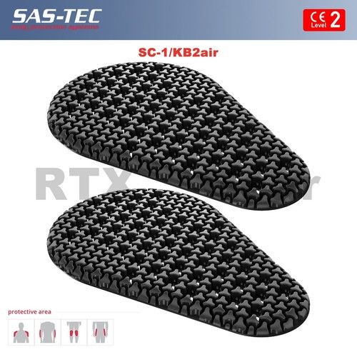 SAS-TEC Phantom TRIPLEFLEX CE Level 2 Elbow Hip Knee Shoulder Armour Pads KB2Air