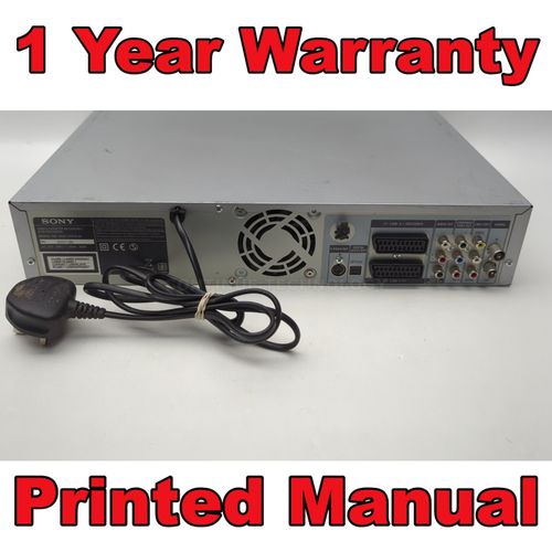 Sony RDR-VX410 GI Video Cassette VHS DVD Recorder Combo Silver Copy VHS to DVD — image 7