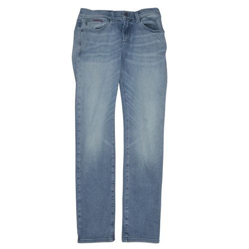 Tommy Jeans Mens Straight Jeans Size M Blue Pockets Logo W30 L32 — image 2