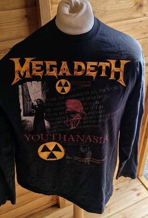 Megadeth Original 1995 Shirt Long Sleeve | Vintage Pullover | Large — image 12