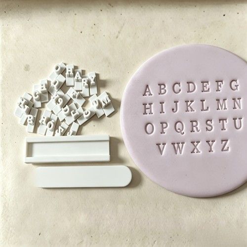 Pottery Alphabet Stamping Tool Clay Letter Number Stamp Set Clay Decor Embosser