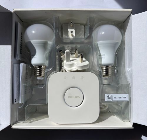 Philips Hue E27 White Ambiance Starter Kit (2 Smart Bulbs & Bridge & Dimmer) — image 3