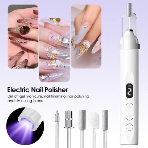 Professional Toe Nail Grinder For Thick Toenails Set Manicure Pedicure Drill Set — image 11