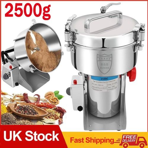 2500g High Speed Electric Grain Mill Grinder Herb Wheat Spice Grinding Machine
