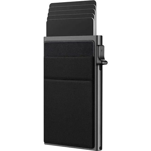 Slim Metal RFID Blocking Credit Card Holder Wallet Pop Up Case Minimalist