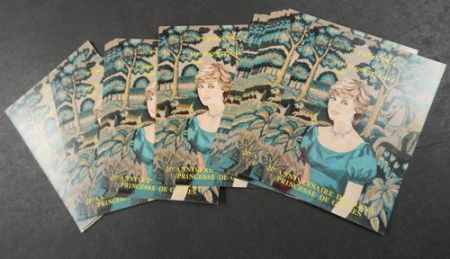 Niger 1982, 50x Unperforated Block "Princess Diana" **/MNH, Bl. 36 — image 1