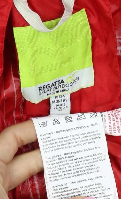 Regatta Unisex Baby & Toddler Ski Jacket Snowsuit Size 18-24 Months Red Casual — image 5