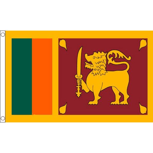 8ft x 5ft GIANT Sri Lanka National Polyester Banner Drape Flag 