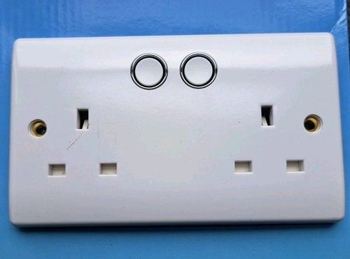 BG Smart 822/HC 13A Double Switched Power Socket Home Control Alexa Compatible