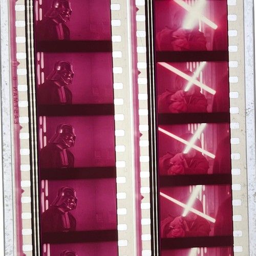 Original Star Wars 1977 Film Cell 35mm-A New Hope - Darth Vader Vs Kenobi #2