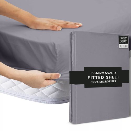 Extra Deep 40 CM Fitted Sheet Single Double King Super King Size Bed Sheets Uk — image 3