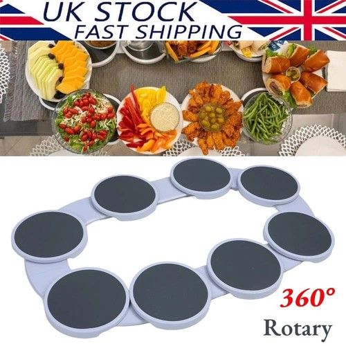Large Lazy Susan Turntable 360° Rotating Serving Tray for Dining Table Kitchen