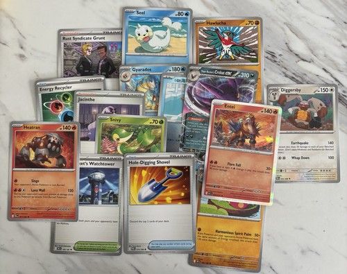 Pokemon TCG Modern Bulk Lot – 15 Cards with 3 Holos / Reverse Holos
