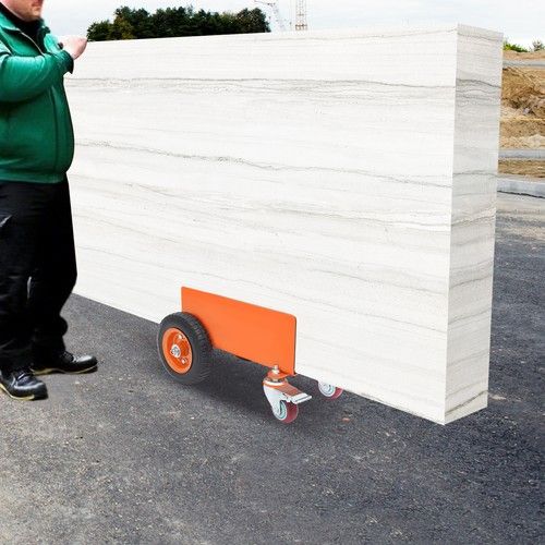 661 Lbs Panel Dolly with 8in Pneumatic Wheel Heavy Duty Door Dolly Drywall Cart