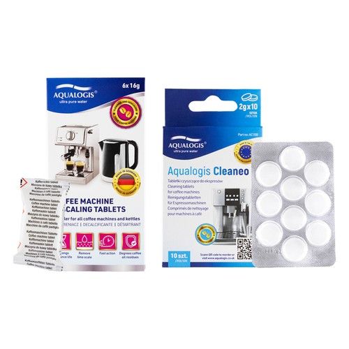 6 Descaling + 10 Cleaning Tablets for Sage  Jura Bosch  Coffee Machine