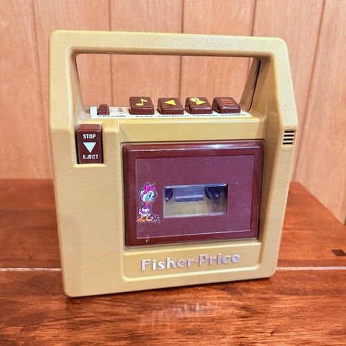 Vintage & Rare Cassette Player - Fisher Price 1980 Tape Player 
