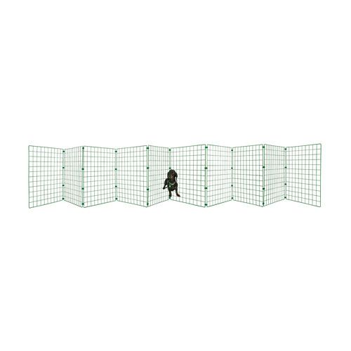 Foldable Dog Fence Puppy Barrier Fencing Gate 50mm Mesh Caravan Pets Portable
