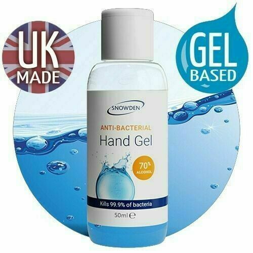 50 x TRAVEL SIZE 50 ML 70% ALCOHOL ANTIBACTERIAL HAND SANITISER READY TO USE — image 2