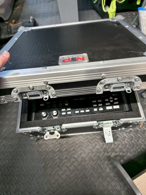 Roland SPD-SX Sampling 9-Pad Digital Drum Pad w/ Flight Case Stand PSU — image 3