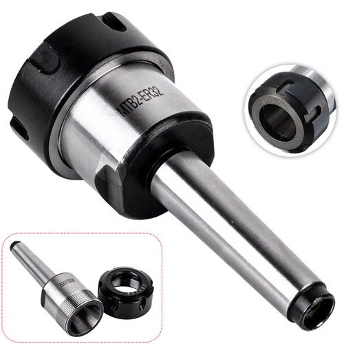 MT2 Shank ER32 Collet Chuck Morse Taper Holder for CNC Lathe Milling Tool Set