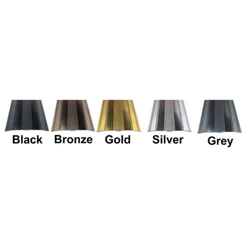 Carpet and Flooring Door Bars Multi Colour - 90cm & 2.7m Metal Threshold Strips