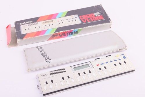 Casio VL-Tone VL-10 Mini Keyboard with Case and Box Working 