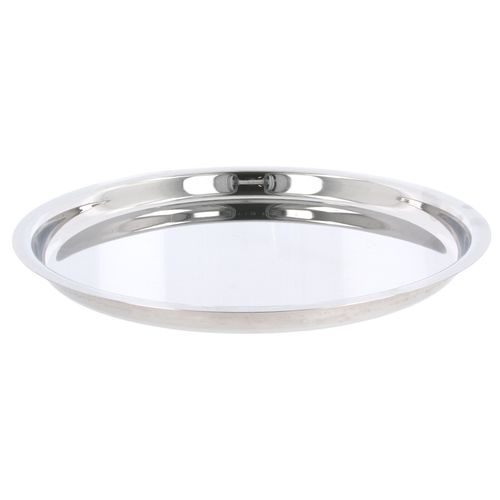 Stainless Steel Thali Plate Indian Dinner Platter Serving Dish Tray Kumcha Round — image 1