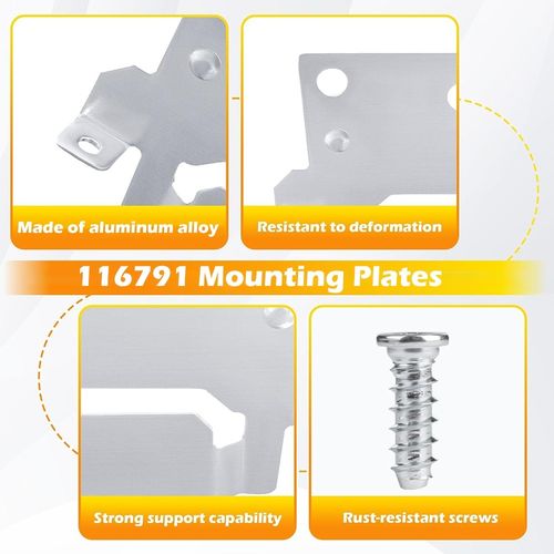 6x For IKEA Skorva Midbeam Bed Mounting Bracket 116791 Bed Frame Support Bracket — image 4