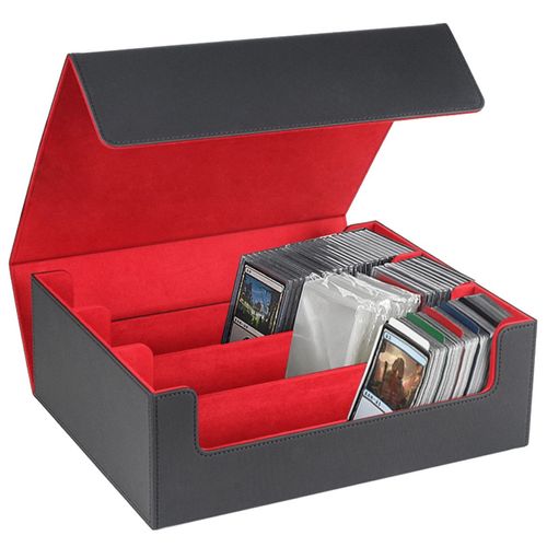1800+ MTG Card Storage Box Deck Box PU Leather Magnetic Deck For TCG Collection — image 6