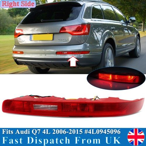 FOR 2006-2015 AUDI Q7 REAR LOWER BUMPER LAMP TAIL BRAKE LIGHT RIGHT DRIVER SIDE