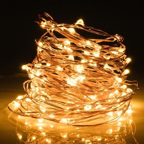 2-Pack Fairy Lights Battery Operated 2M 20 LED Party String Lights for Bottles