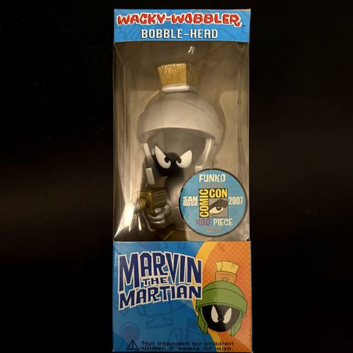 Marvin The Martian SDCC Exclusive Funko Wacky Wobbler Bobble-Head MPN 8248 — image 1