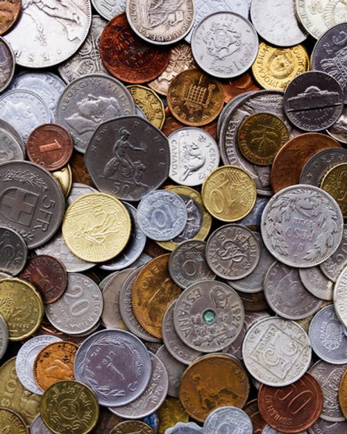 WORLD Coins Grabbag INTERNATIONAL FOREIGN LOT Many Countries 85-100 countries