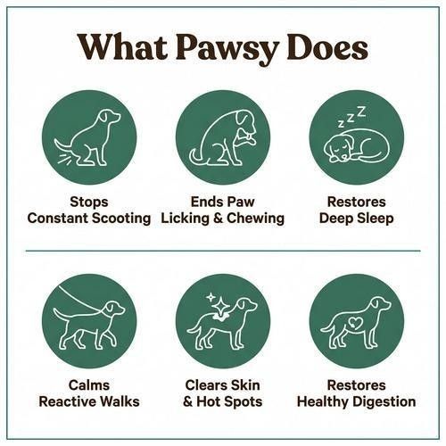 1-3X Pawsy Parasite Cleanse Drops,Six Natural Herbal Actives All Stages Of Dogs — image 4